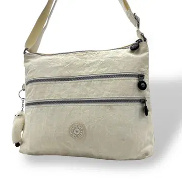 KIPLING 키플링 숄더백 나일론 화이트 고릴라