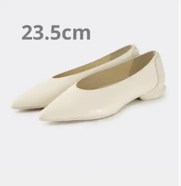 SHISEI 씨세이 POINTED U PUMPS / IVORY 23.5