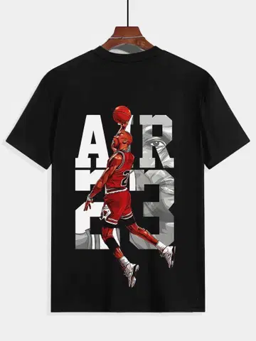 Michael Jordan 23 T셔츠 블랙