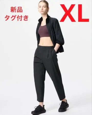 [새상품] UNIQLO 울트라 스트레치 테이퍼드 팬츠 네이비 XL
