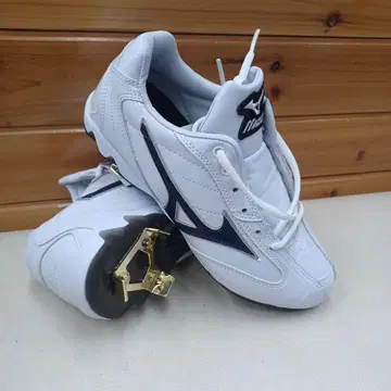 Mizuno 스파이크 24.5cm 화이트/네이비