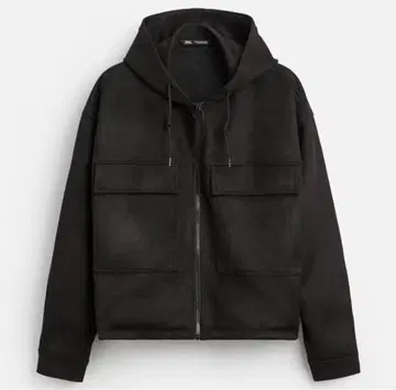 zara 페이크 스웨이드 자켓 숏 기장 후드티 M 사이즈 상당