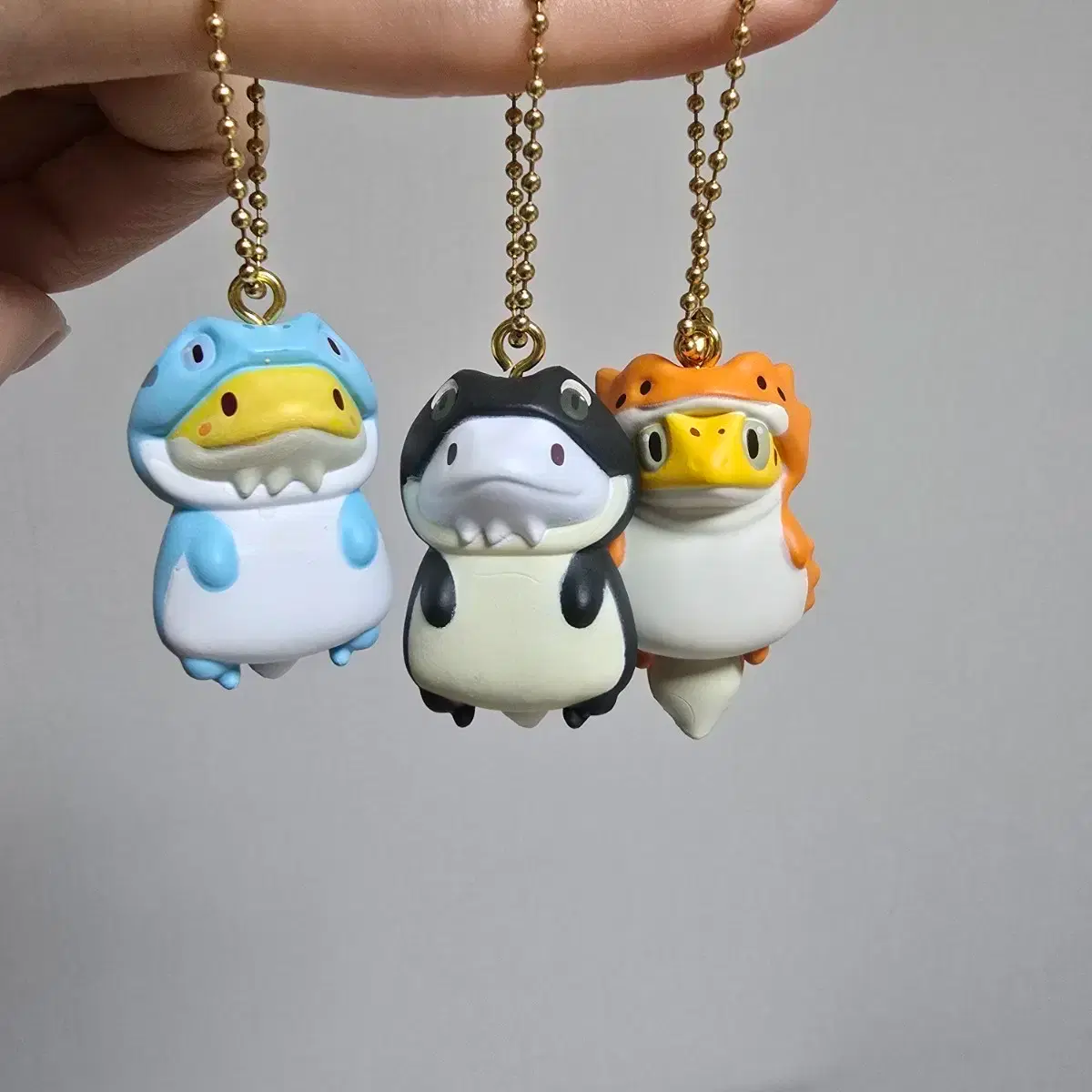 BANDAI 반다이 Bandai Leopard Gecko Gacha Keyring #도마뱀가챠