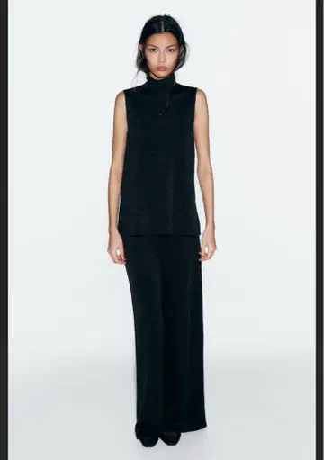 [새상품 미사용] ZARA 자라 셋업 와이드 레그 팬츠