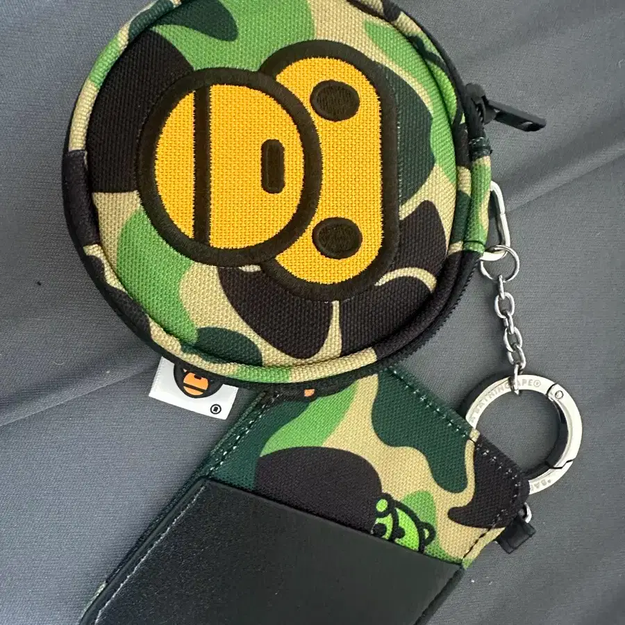 Mini Wallet Bape Card Holder Men Women Tri-Fold Coin Purse Oxford
