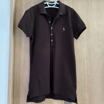 랄프 로렌 Ralph Lauren 반팔 피케 셔츠 M 브라운