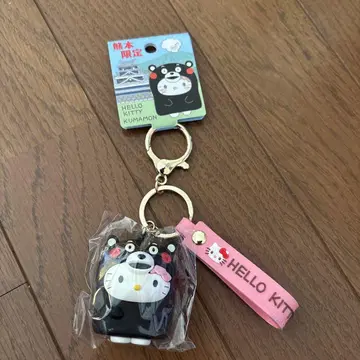 헬로키티 쿠마몬 입체 러버 키링