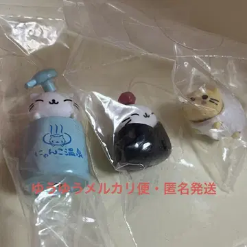 미개봉 냥냥냥코 냥코 온천 등 스트랩 마스코트 3개