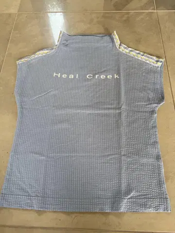 Heal Creek 블루 상의 사이즈 40