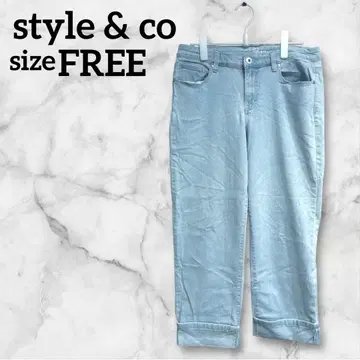 style & co [ FREE ] 라이트 블루 데님