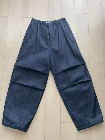 JIL SANDER 데님 트라우저 와이드 팬츠