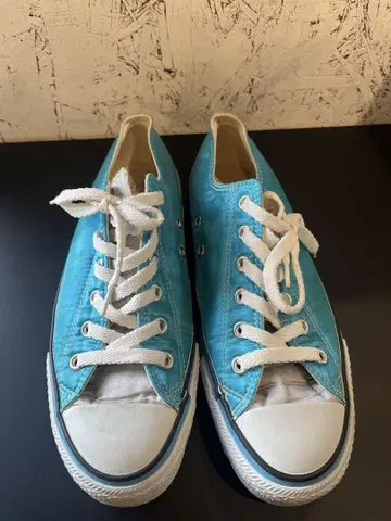 컨버스 CONVERSE 스니커즈 새틴 파랑