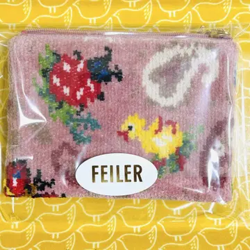 FEILER 근사와 레이스 하이디 페이즐리 핑크 티슈 파우치