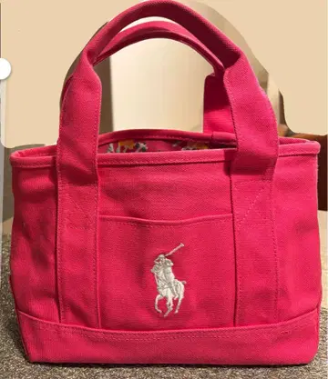 Polo Ralph Lauren 토트백 핑크 꽃무늬