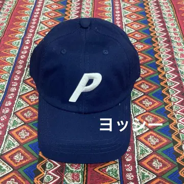 PALACE P 로고 네이비 캡
