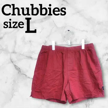 Chubbies [L] 숏팬츠 빨간색 해외 구제 의류