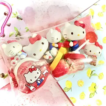 가챠  파우치 헬로키티 HELLO KITTY 레트로