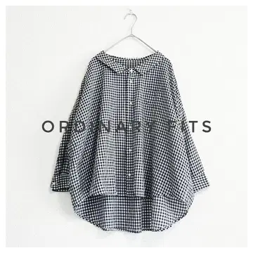 새상품급 ORDINARY FITS BARBER SHIRT 깅엄 체크