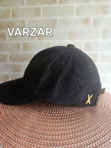VARZAR 바자르 코듀로이 캡 블랙