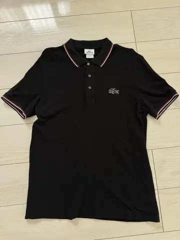 LACOSTE 블랙 피케 셔츠 블랙 와니