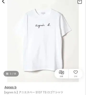 아녜스베 T셔츠