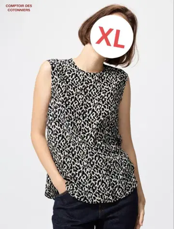 [ UNIQLO ] 레이온 블라우스 슬리브리스 [ COTONNIERS ]