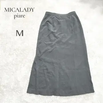 [ MICALADY ] MICALADY 그레이 타이트 롱 스커트 M 고급