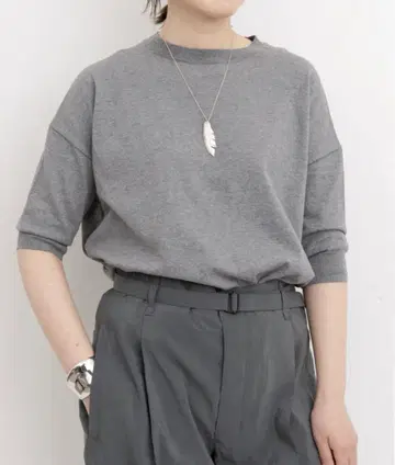 택 포함 새상품! 라빠르망 HALF SLEEVE PULL OVER 니트