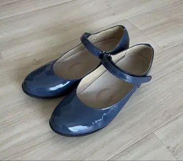 스트랩 플랫슈즈 블루 22.5cm