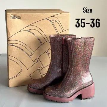 melissa nancy 멜리사 글리터 장화 22-23cm