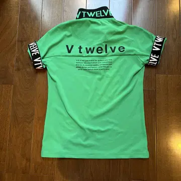 V twelve 그린 피케 셔츠 O 사이즈