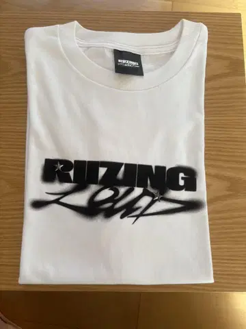 RIZING 로고 티셔츠 M 사이즈 화이트