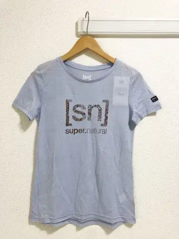 super.natural [ sn ] 로고 반팔 티셔츠 요가 필라테스