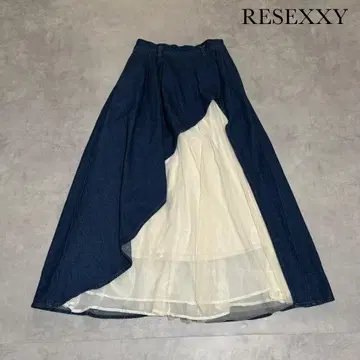 RESEXXY 시어 도킹 플레어 스커트 정가 11000 R283