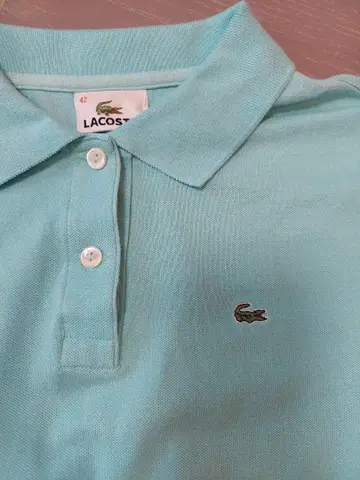 LACOSTE 스카이블루 피케 셔츠 원피스 사이즈 42