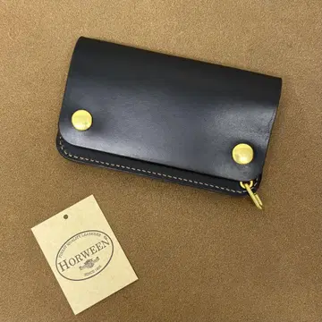 크롬엑셀 트래커 월렛 미들 블랙 차심 3단 HORWEEN