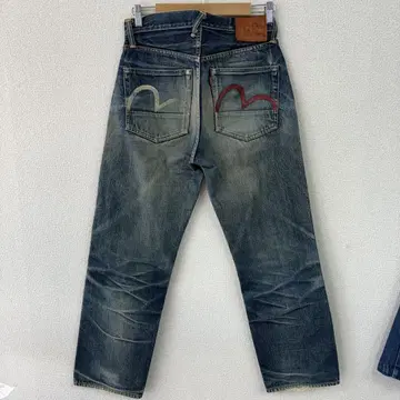 격 허니컴 vintage EVISU NO.2 빈티지 데미지 데님