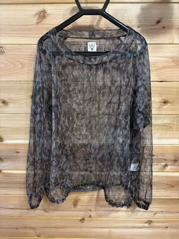 South2 West8 BUSH CREW NECK SHIRT 메쉬