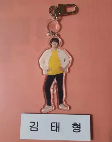 BTS V 김태현 키링 LYS 명찰