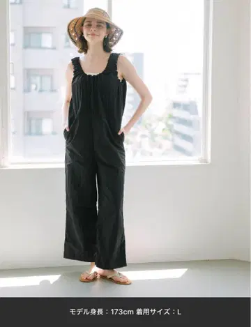 coca 와셔 나일론 어깨 개더 올인원 블랙 M
