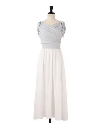 herlipto Gathered Bicolor Dress