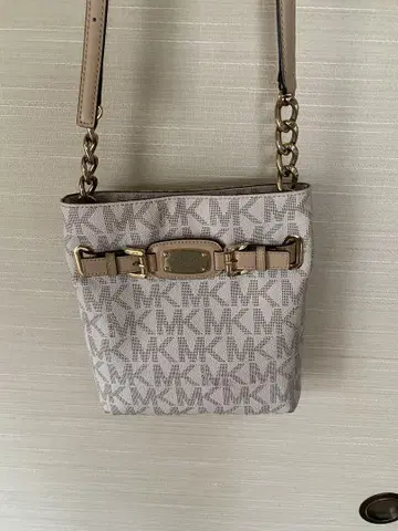 MICHAEL KORS 로고 숄더백 그레이
