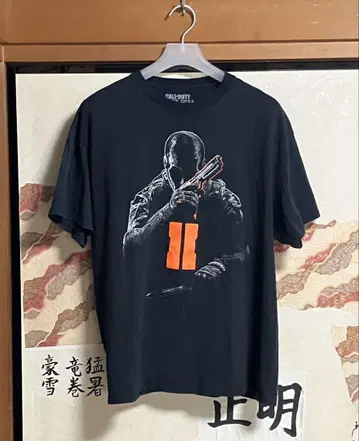 CALL OF DUTY 티셔츠 블랙 XL 게임 닌텐도