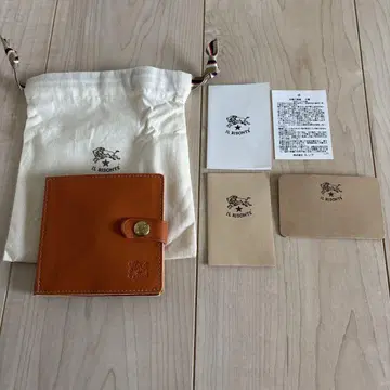 [새상품 미사용] 일비종떼 반지갑 카멜