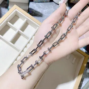 새상품 실버 silver 925 하드웨어 목걸이 스몰 링크