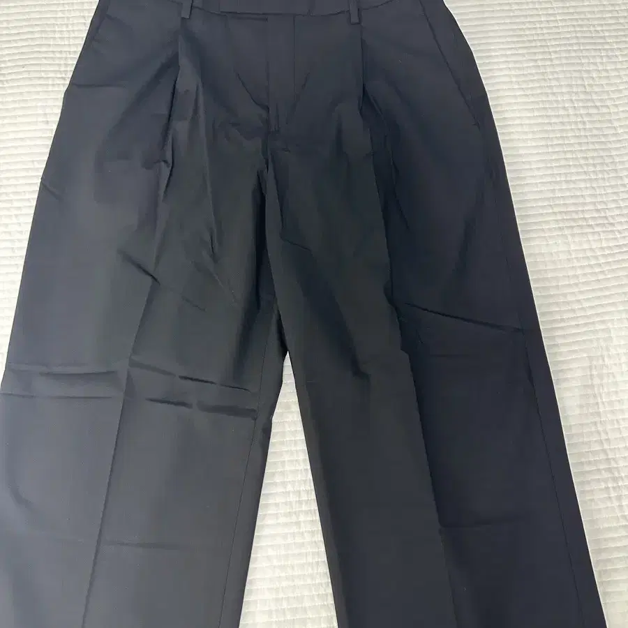 BTS 着用 Semi-wide hidden banding slacks [Black] MUSINSA | MUSINSA STANDARD Semi Wide Hidden Banding Slacks