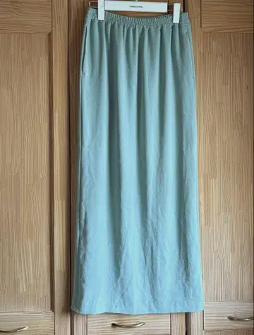 H BEAUTY&YOUTH TRIACETATE MAXI SKIRT M