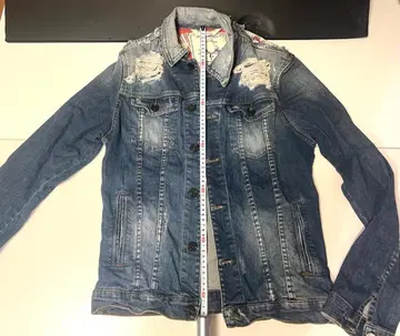 ZARA MAN 데님 재킷 M 사이즈 데미지 가공