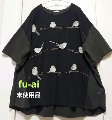 미사용 새상품 fu-ai 절개 튜닉 자수 택 없음
