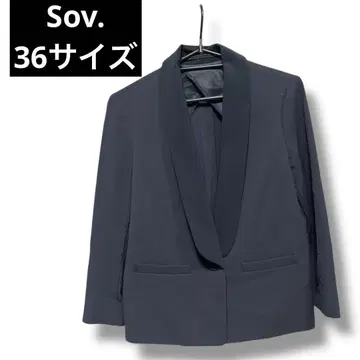 Sov. 네이비 자켓 36 사이즈 소브 여성용 블랙 수트